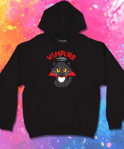 Cat Vampire Halloween Vampurr Hoodie