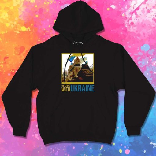 Cat We Stand With Ukraine Hoodie