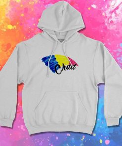 Chad Flag Rainbow Watercolor Hoodie