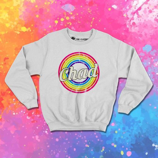 Chad Retro Rainbow Logo Sweatshirt