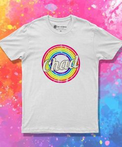 Chad Retro Rainbow Logo T-Shirt