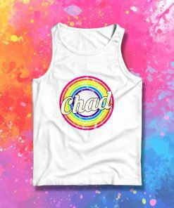 Chad Retro Rainbow Logo Tank Top