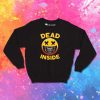 Dead Inside Emoticon Skeleton Sweatshirt