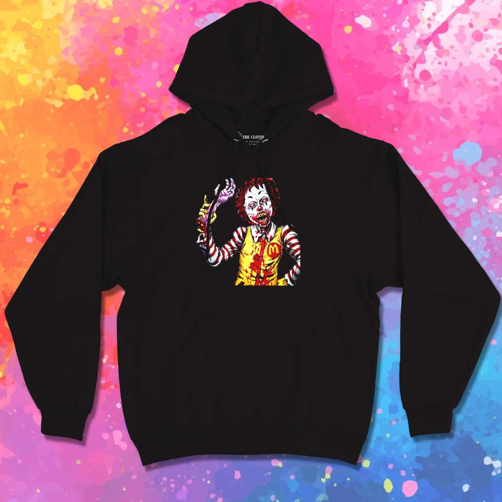 Evil Ronald McDonald Horror Hoodie