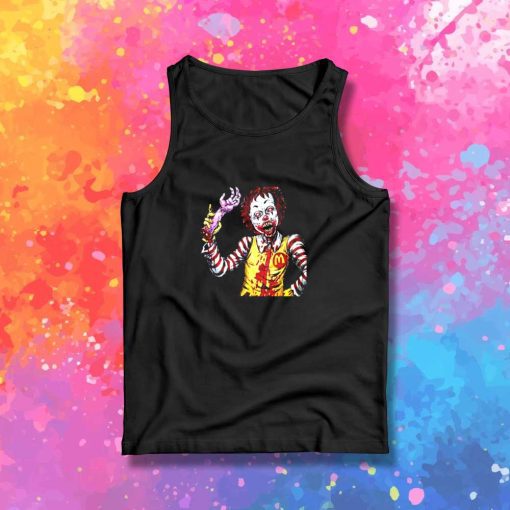 Evil Ronald McDonald Horror Tank Top