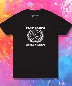 Flat Earth World Champs Basketball T-Shirt