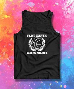 Flat Earth World Champs Basketball Tank Top