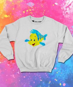 Flounder Fish Little Mermaid Sweatshirt