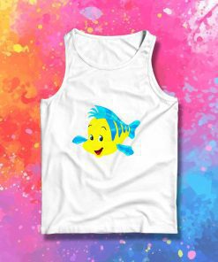 Flounder Fish Little Mermaid Tank Top
