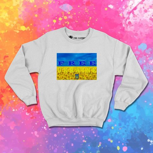 Free Ukraine Sunflower Garden Sweatshirt