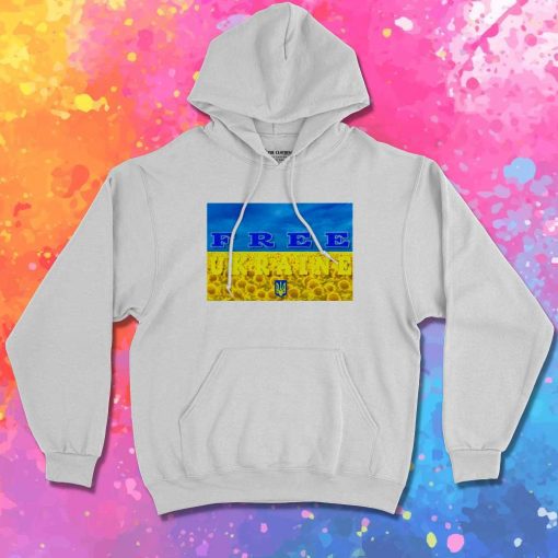Free Ukraine Sunflower Garden Hoodie