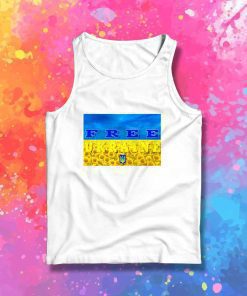 Free Ukraine Sunflower Garden Tank Top