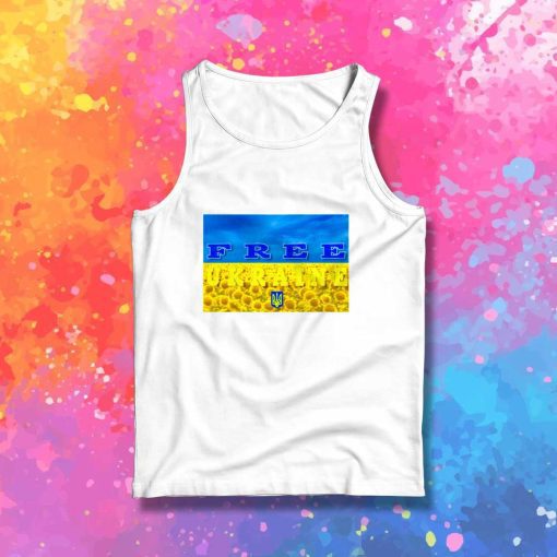 Free Ukraine Sunflower Garden Tank Top
