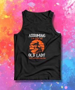 Halloween Assuming Old Lady Tank Top