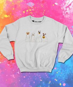 Halloween Dog Ghost Sweatshirt