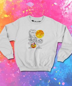Halloween T-Rex Trick Or Treat Sweatshirt
