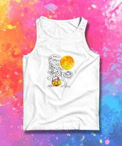 Halloween T-Rex Trick Or Treat Tank Top