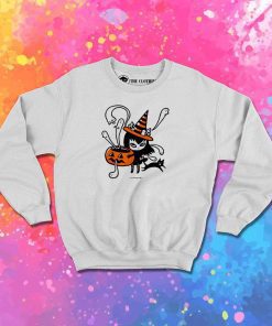 Halloween Witch Pumpkin Sweatshirt