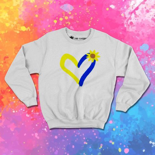 Heart Love For Ukraine Sweatshirt