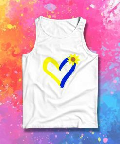 Heart Love For Ukraine Tank Top