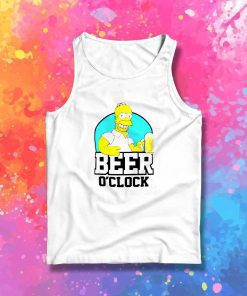 Homer Simpsons Beer Time Tank Top