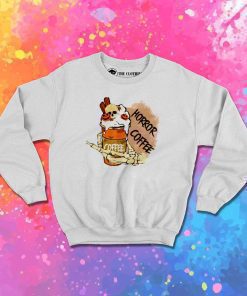 Horror Coffee Halloween Skeleton Sweatshirt