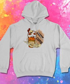 Horror Coffee Halloween Skeleton Hoodie