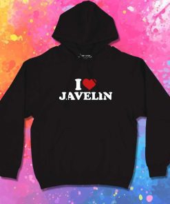 I Love Javelin Throwing Hoodie