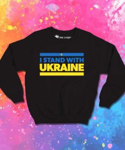 I Stand With Ukraine Logo Sweatshirt