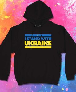 I Stand With Ukraine Logo Hoodie