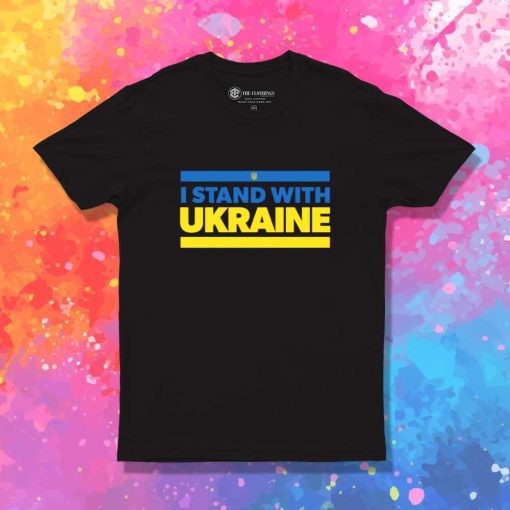 I Stand With Ukraine Logo T-Shirt