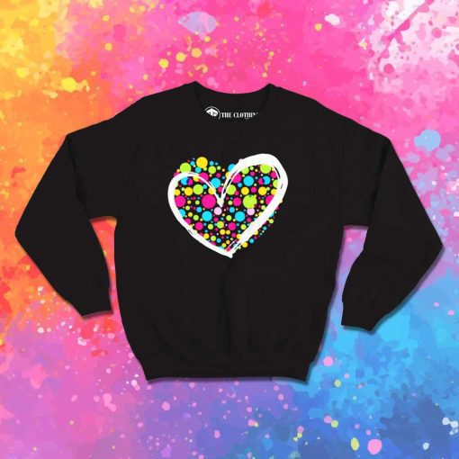 International Dot Day Heart Logo Sweatshirt