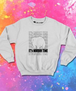 It's Morbin Time Polar Bear Sweatshirt