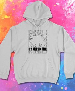 It's Morbin Time Polar Bear Hoodie