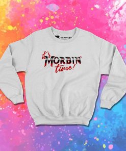 It's Morbin Time Red Black Sweatshirt