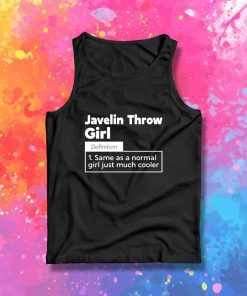 Javelin Throw Girl Definition Tank Top