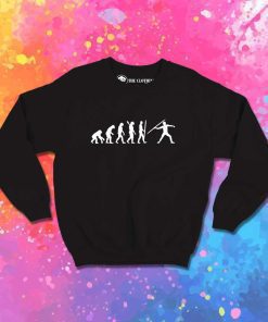 Javelin Throw Human Evolution Sweatshirt