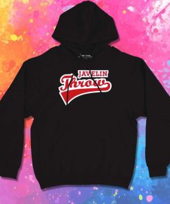 Javelin Throw Quote Jersey Logo Hoodie