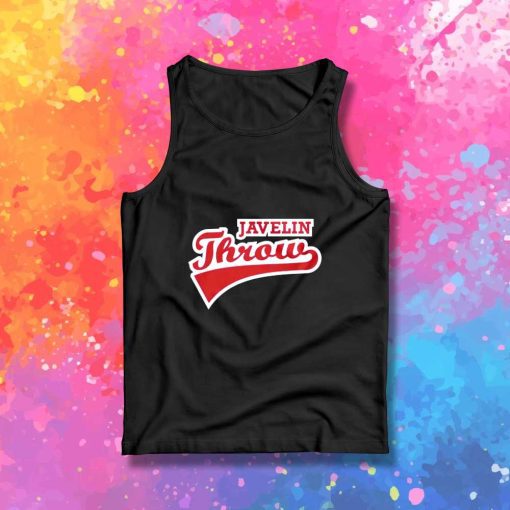 Javelin Throw Quote Jersey Logo Tank Top