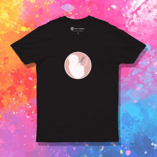 Leatherface Stabbed Baby T-Shirt