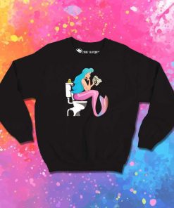 Little Mermaid Toilet Sweatshirt