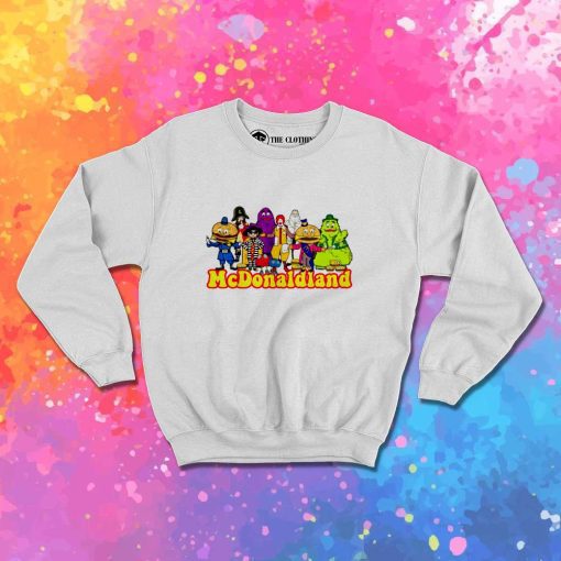 McDonaldland Character Amusement Park Sweatshirt