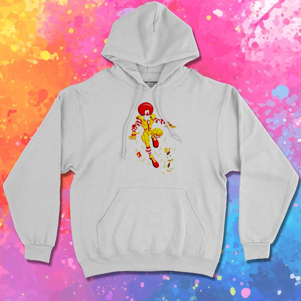 Mcdonald In Iron Man Hoodie