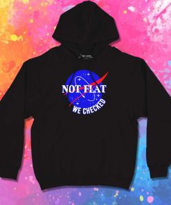 Nasa Not Flat Earth Logo Hoodie