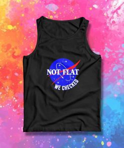 Nasa Not Flat Earth Logo Tank Top