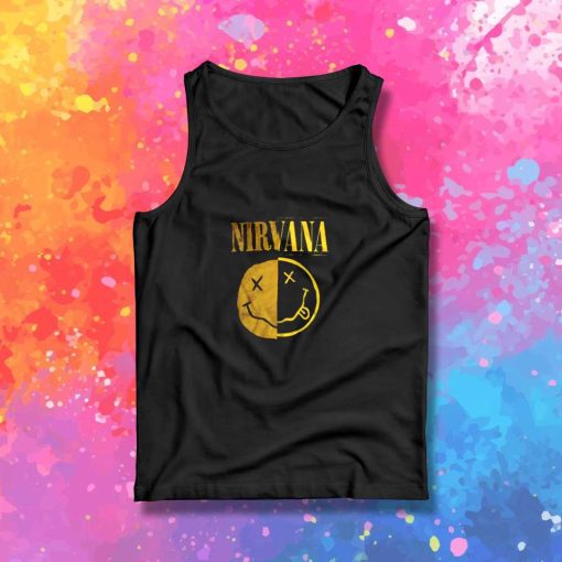 Nirvana Half Face Logo Tank Top