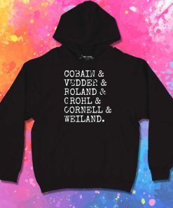 Nirvana Members Name Hoodie