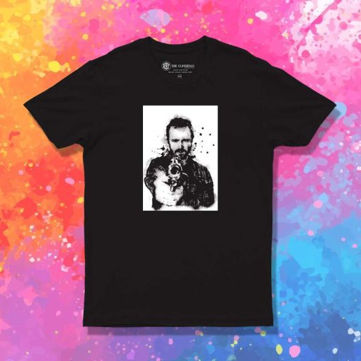 Pinkman Black Ink Splash T-Shirt