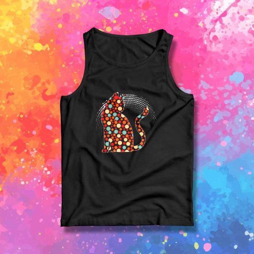 Polka Dot Cat Dot Day Tank Top