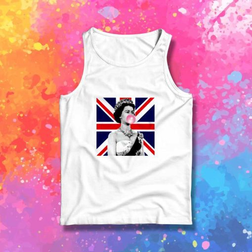Queen Elizabeth Blow Bubblegum Tank Top